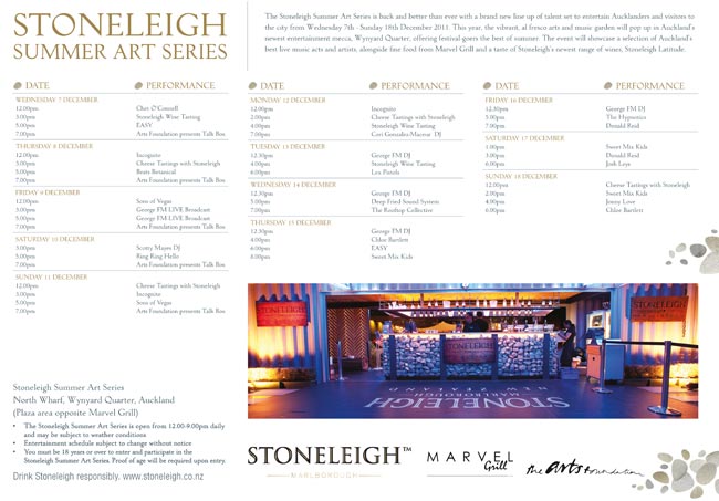 Stoneleigh 2011 Programme Timetable Schedule PDF